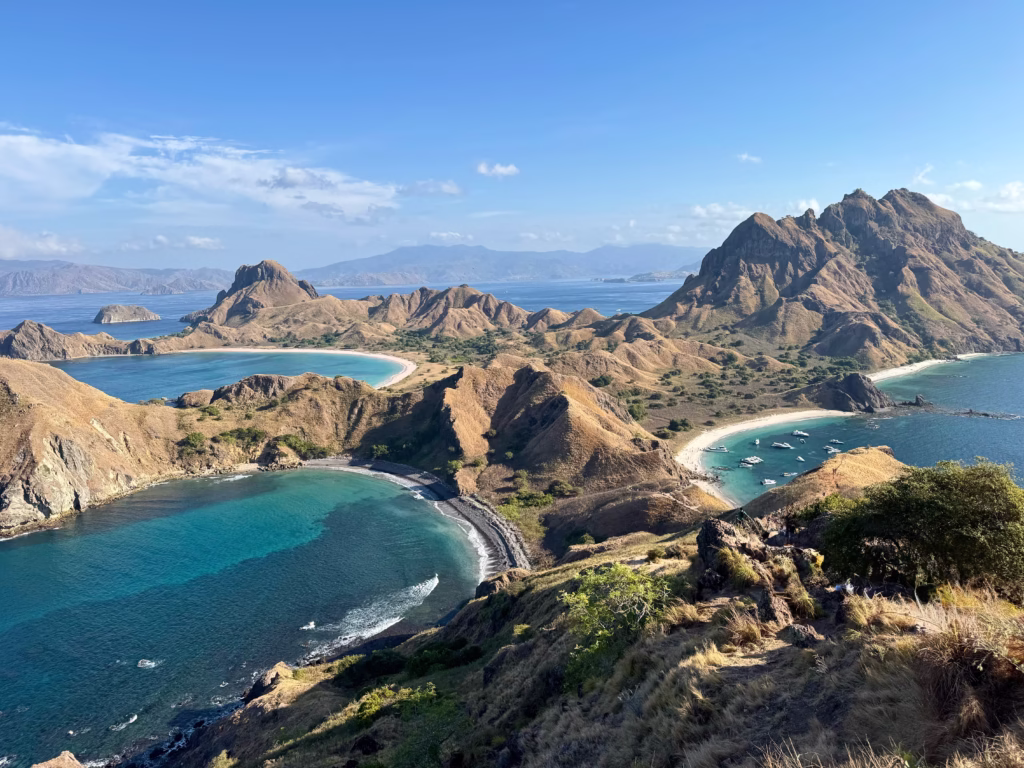 パダール島頂上からの景色