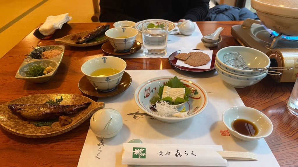 貴船喜らく 湯豆腐膳