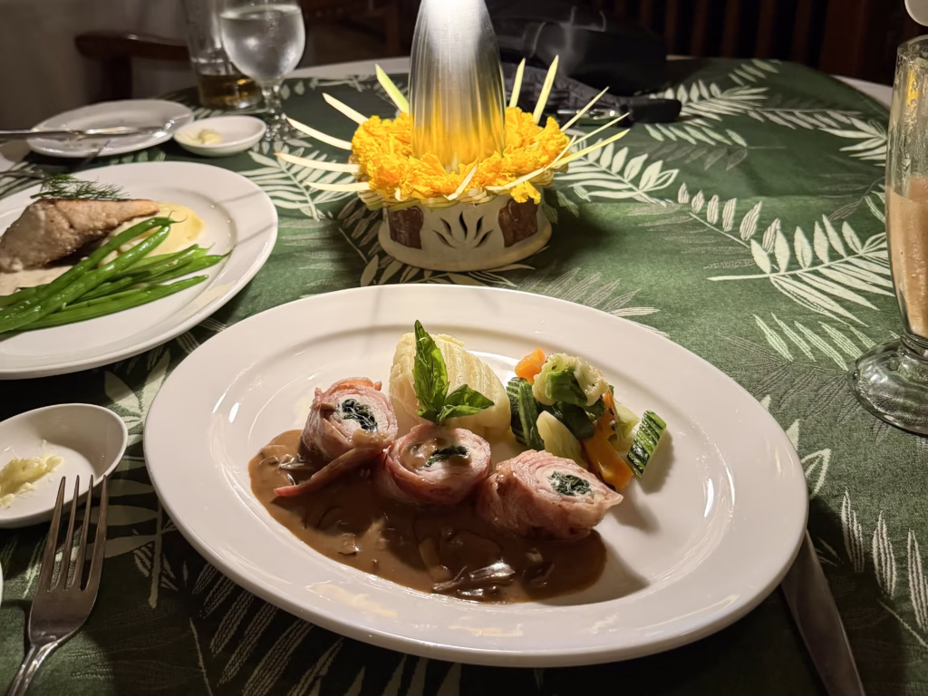 Mason Elephant Park & Lodge ディナー(2025-10-15)