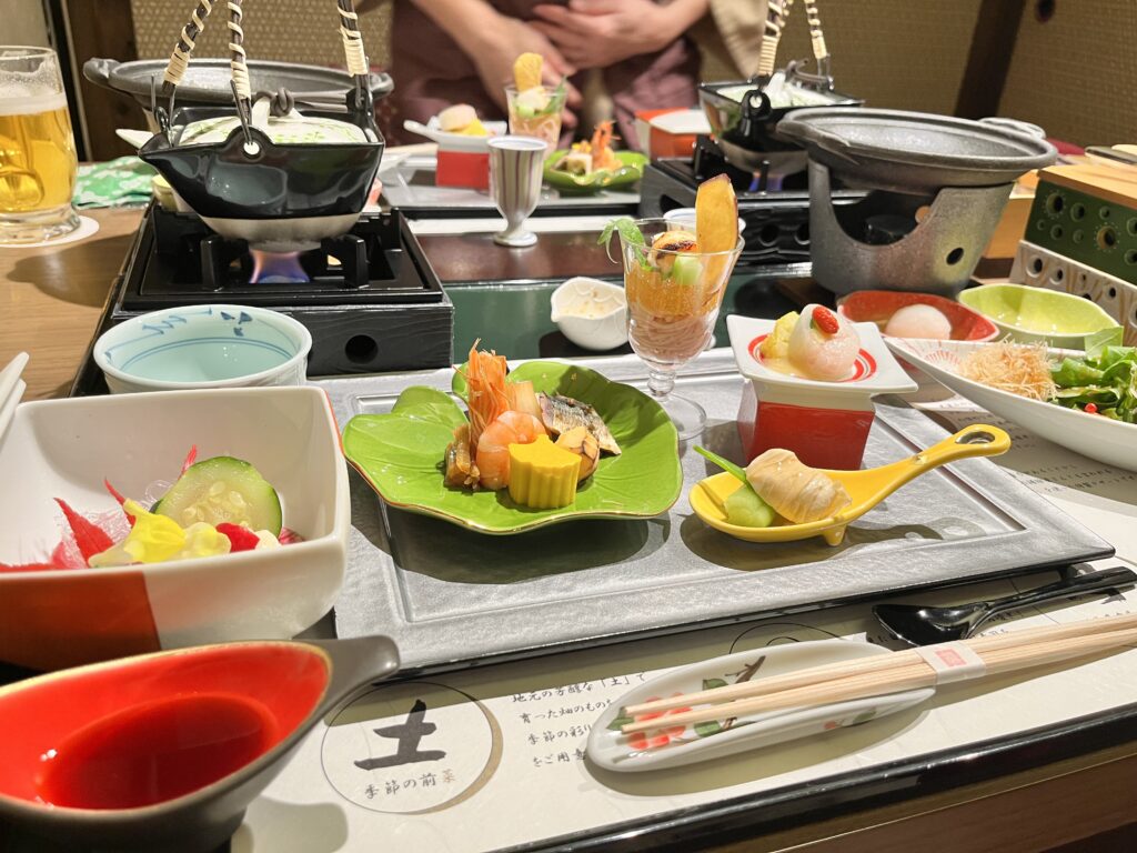 鬼怒川旅行 ゆらら丸京 夕食(2025/11/09)