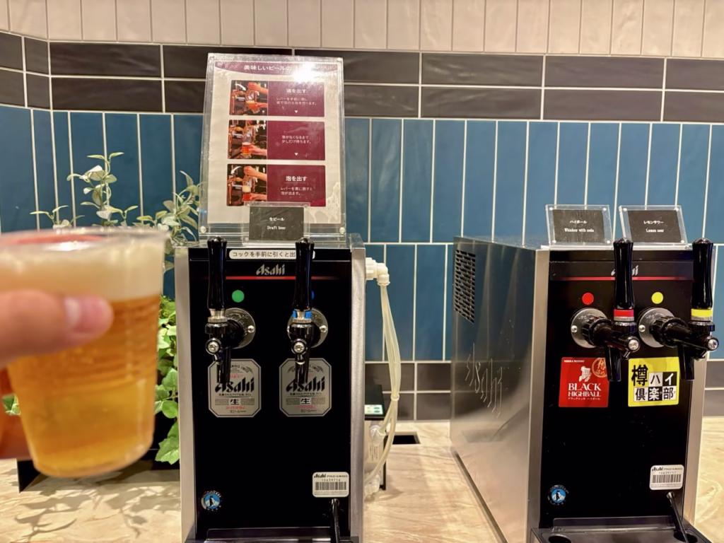 新潟旅行 瀬波温泉 大江戸温泉物語premium 汐美荘 ラウンジ(2025.12.07)